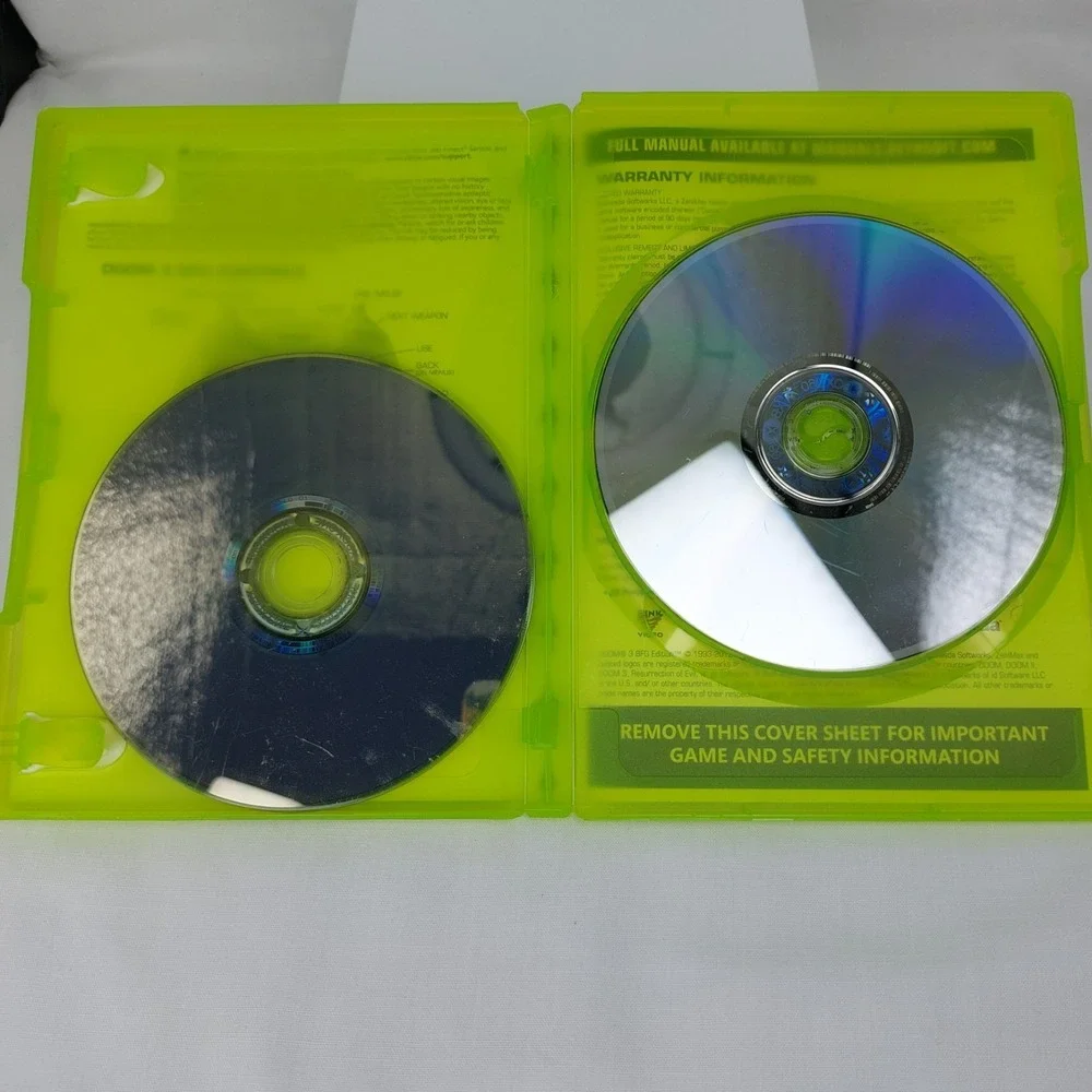 Doom 3 BFG Edition Microsoft Xbox 360, 2012‎ No Manual